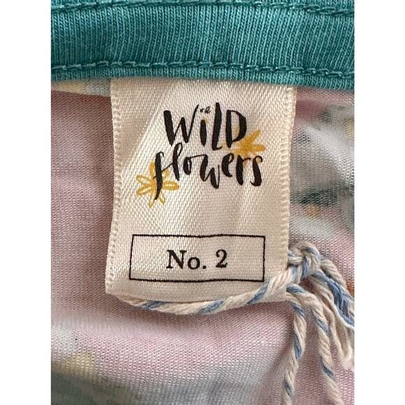 NWT Wildflowers Daydream Believer Pink Spaghetti Strap Roller Skate Rink Top 2 - Picture 4 of 7